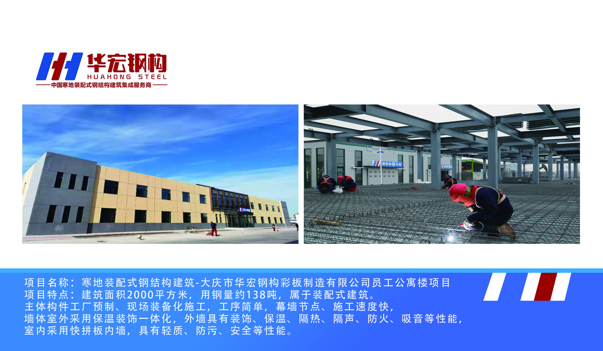 寒地装配式钢结构构筑-BBIN宝盈集团员工公寓楼项目